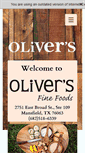 Mobile Screenshot of oliversfinefoods.com
